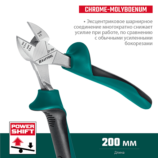 Фото 1 товара Бокорезы 22011-5-20_z01 KRAFTOOL 200 мм