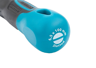 Отвертка SL6,5 x 100 мм, S2, трехкомп. рукоятка Gross - фото 3