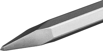 Пикообразное зубило KRAFTOOL 29341-00-400 400 мм, НЕХ 28 - фото 3