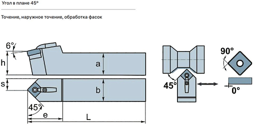 Фото 1 товара MSDNN2020K12 DKR державка для наружного точения Deskar