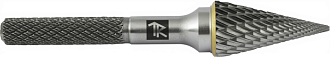 Борфреза твердосплавная коническая, тип M, 12 мм, двойная насечка, в боксе, THORVIK - фото 1
