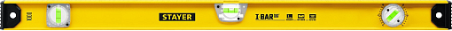 Фото 7 товара Уровень I-BAR 180°STAYER 1000 мм, 3 глазка, линейка, поворотный глазок, двутавровый 3470-100_z02