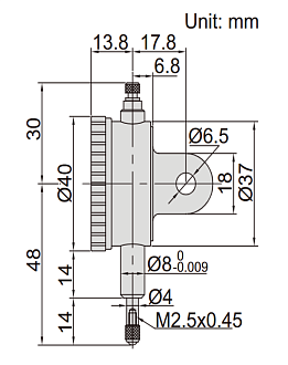 Индикатор ИЧ 5.0мм дел 0.01мм "PLUS", INSIZE - фото 2