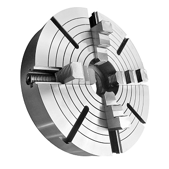 Патрон токарный 4-х кулачковый ручной с независимым перемещением кулачков 7103-200.A5 БЗСП - фото 5
