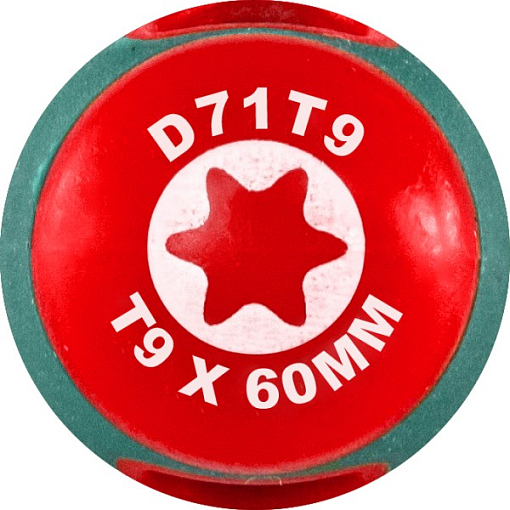 Фото 1 товара Отвертка стержневая TORX® ANTI-SLIP GRIP, T9x60, Jonnesway