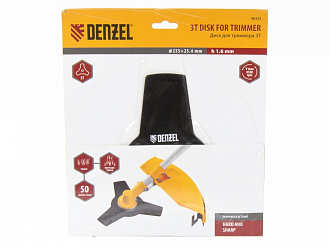 Диск для триммера, 255 х 25,4 мм, толщина 1,6 мм, 3 лезвия Denzel - фото 2