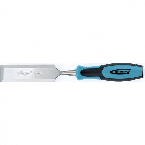 Фото 0 товара Долото-стамеска Piranha, 38 мм, двухкомпонентная эргономичная рукоятка Gross