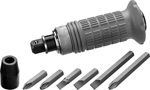 Фото 1 товара Отвёртка ударно-поворотная в наборе с битами Master STAYER 8 шт., 8 2566-H4_z01