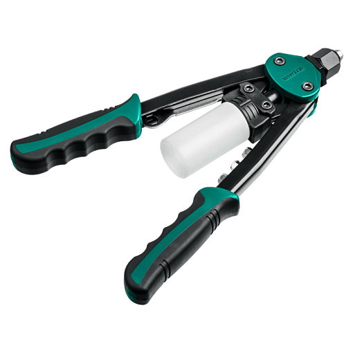 Фото 0 товара Заклепочник двуручный компактный 31161_z01 KRAFTOOL заклепки 2.4-4.8 мм из алюминия, стали, нерж. стали