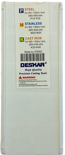 Фото 5 товара 22ER 6.0 ISO LDA резьбовая пластина Deskar