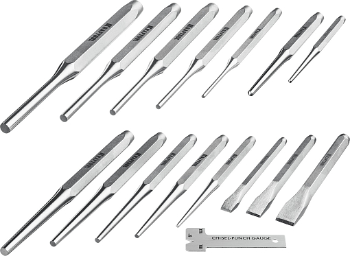 Фото 0 товара Набор зубил и кернеров KRAFTOOL GRAND-15 21075-H15 15 шт