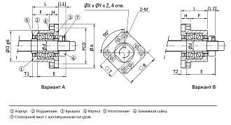Опора ШВП FK20 TECHNIX - фото 2