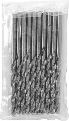 Фото 2 товара Сверло спиральное по металлу HSS, d3.5 мм, THORVIK