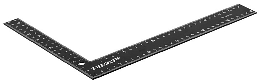 Фото 0 товара Угольник столярный стальной STAYER 3435-30 300 х 37 х 1 мм, цельнометаллический