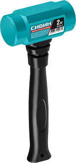 Кувалда СИБИН 240 мм, 2 кг, цельностальная 20132-2 - фото 3