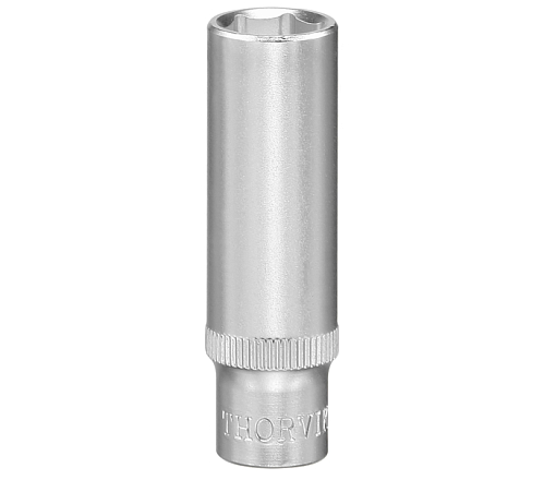 Фото 0 товара Головка торцевая глубокая 1/4"DR, 13 мм, THORVIK