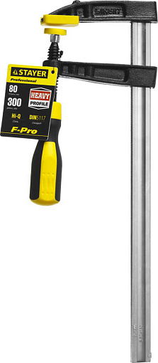 Фото 1 товара STAYER F 300х80 мм, струбцина 32095-080-300