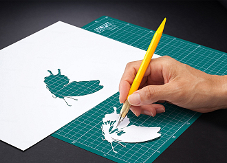 OLFA 4 мм, Нож перовой дизайнерский для точных работ, 30 лезвий, OL-AK-5 - фото 4