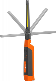 Фонарь светодиодный аккумуляторный, переносной, складной, с световым пучком 500+200 Лм, Ombra - фото 3