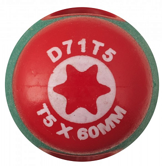 Отвертка стержневая TORX® ANTI-SLIP GRIP, T5x60, Jonnesway - фото 2