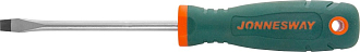 Отвертка стержневая шлицевая ANTI-SLIP GRIP, SL6.5х100 мм, Jonnesway - фото 2