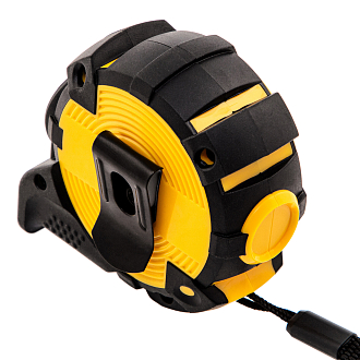 Рулетка 3м х 16мм, автоматич. фиксац., нейлон. покрытие, магнит. зацеп, двухстор. разметка Denzel - фото 2