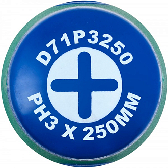 Отвертка стержневая крестовая ANTI-SLIP GRIP, PH3x250 мм, Jonnesway - фото 2