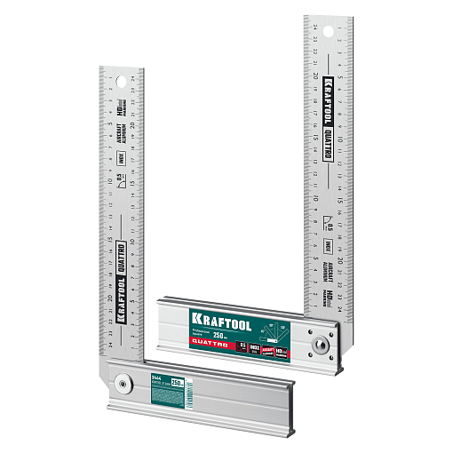 Фото 9 товара Складной столярный угольник Kraftool QUATTRO 3444 250 мм, 4 положения