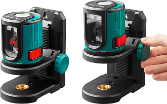 Лазерный нивелир с держателем KRAFTOOL CL 20 2 34700-2 Professional линейный - фото 9