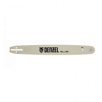 Шина для бензопилы DGS-5218, длина 45 см (18"), шаг 0,325", паз 1,5 мм, 72 звена Denzel - фото 5