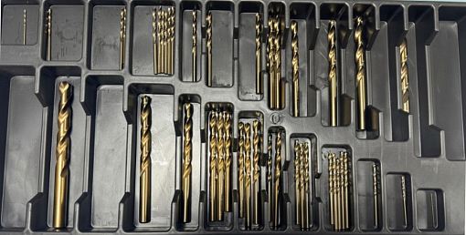 Фото 2 товара Набор сверл по металлу 1,0-12,0 (43шт.) Р6М5К5 Sekira