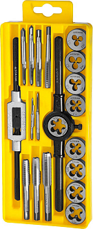 Набор метчиков и плашек MaxCut STAYER 20 предметов, легированная сталь, 28012-H20 - фото 2