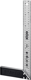Столярный угольник с нержавеющим полотном STAYER 350 мм, STABIL 3431-35_z02 - фото 4