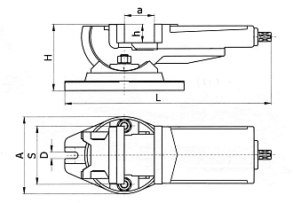 Тиски глобусные FQ125/140U (QHK125L) - фото 4