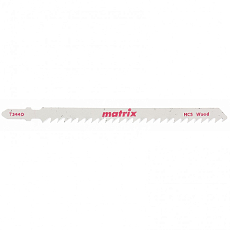 Полотна для электролобзика по дереву, 3 шт, T344D, 110 x 4 мм, HCS Matrix - фото 1