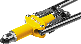 Заклепочник силовой двуручный 3114_z01 Профессионал STAYER заклепки 3.2-4.8 мм из алюминия, стали, нерж. стали, литой корпус - фото 5