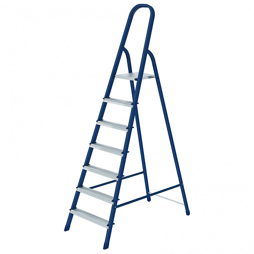 Фото 0 товара Стремянка, 7 ступеней, стальная, Россия, Сибртех