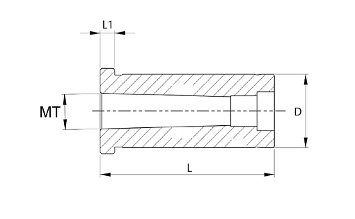Фото 1 товара D40-MT4 втулка переходная Zegyo