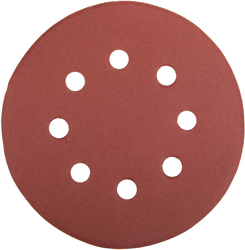 Фото 0 товара Круг шлифовальный универсальный из абразивной бумаги STAYER 8 отв., Р320, 125 мм, 5 шт., 35452-125-320 Master