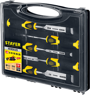 Набор стамесок 18205-H5_z01 Professional STAYER 5 шт, 6/12/16/20/25 мм - фото 8