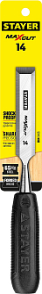 Стамеска STAYER 14 мм, с плоской пластмассовой ручкой, 1820-14_z01 - фото 4