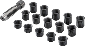 Набор для восстановления резьбы свечного отверстия М14х1.25, 16 предметов, THORVIK - фото 2