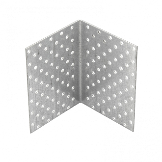 Крепежный уголок равносторонний 2 мм, KUR 100 x 100 x 140 мм Россия Сибртех - фото 2