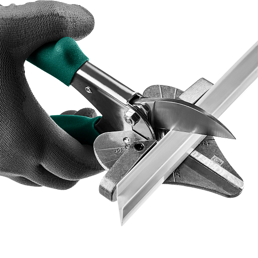 Фото 8 товара Ножницы угловые MC-7 23372 KRAFTOOL 220 мм, для пластмассовых и резиновых профилей