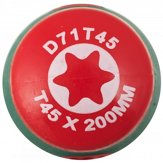 Отвертка стержневая TORX® ANTI-SLIP GRIP, T45х200, Jonnesway - фото 2