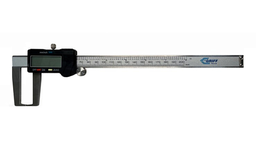Фото 0 товара Штангенциркуль ШЦЦО 0-300-0,01 для наружных измерений канавок GRIFF