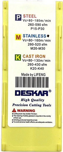 Фото 5 товара CNMG120408 MA LF6118 токарная пластина Deskar