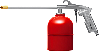 Набор пневматический универсальный: краскораспылитель с нижним бачком, пистолеты, пневмошланг STAYER 5 предметов, 06487-H5_z01 - фото 5