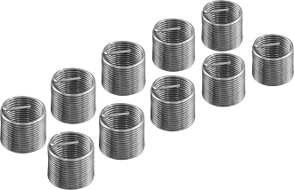 Набор вставок резьбовых M14x1.25, 10 предметов, THORVIK - фото 2