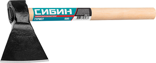 Фото 1 товара Топор СИБИН 600/800 г, кованый с округлым лезвием 20673